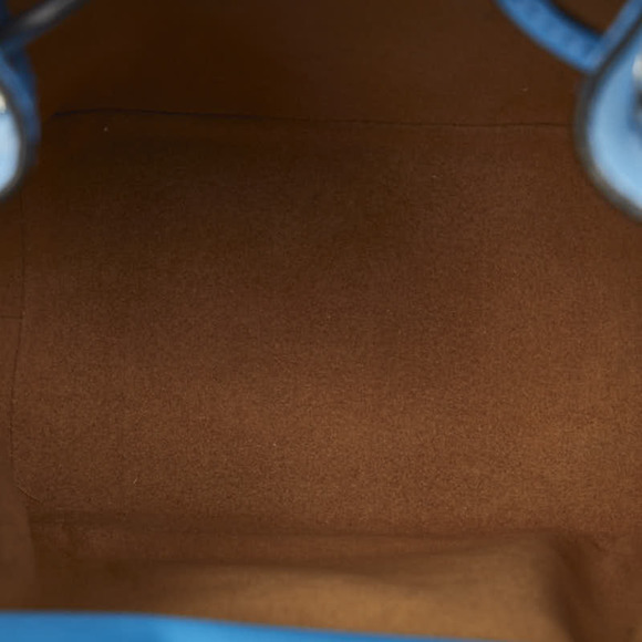 MCM Visetos Backpack Light Blue PVC Leather Women's - Picture 7 of 10